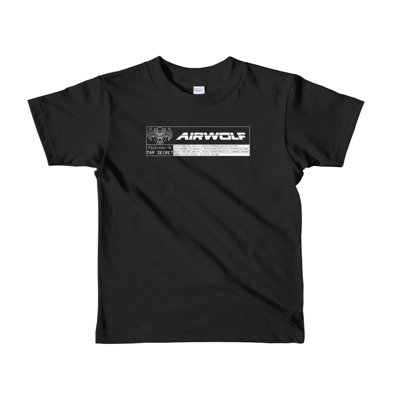 Airwolf - A56-7W - Young Kid's T-Shirt - Geek's Tees