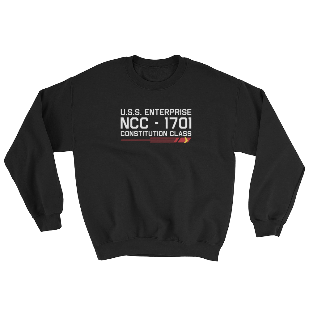 Star Trek - USS Enterprise - 1701 - Unisex Sweatshirt - Geek's Tees
