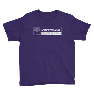 Airwolf - A56-7W - Kid's T-Shirt - Geek's Tees