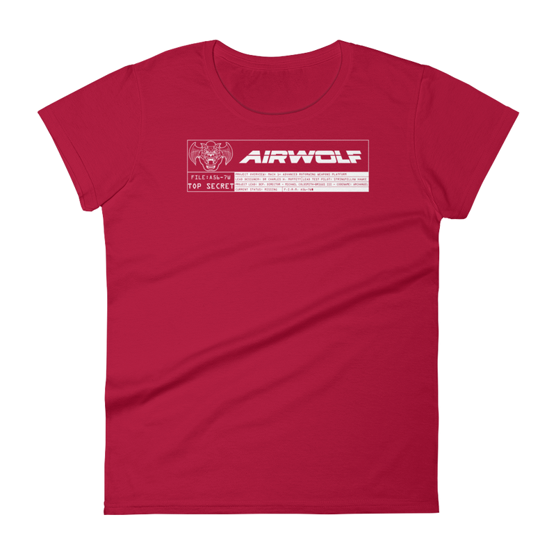 Airwolf - A56-7W - Women's T-Shirt - Geek's Tees