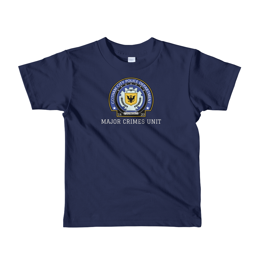 The Dark Knight - GCPD - Major Crimes Unit - Young Kid's T-Shirt - Geek's Tees