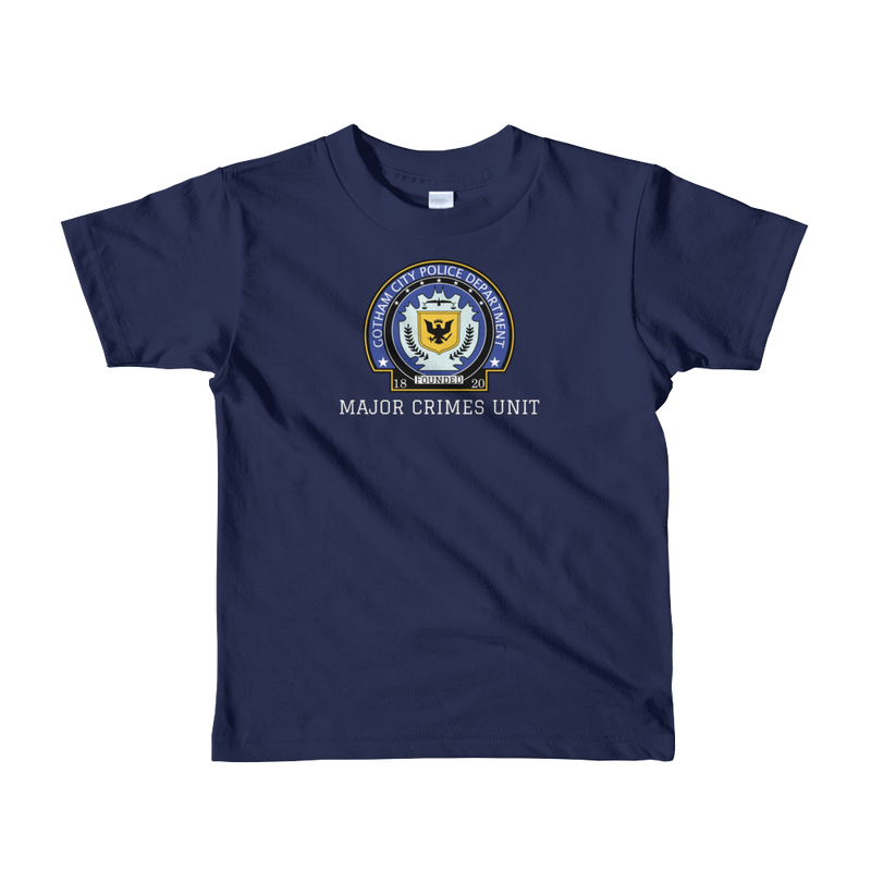 The Dark Knight - GCPD - Major Crimes Unit - Young Kid's T-Shirt - Geek's Tees