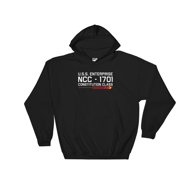 Star Trek - USS Enterprise - 1701 - Unisex Hoodie - Geek's Tees