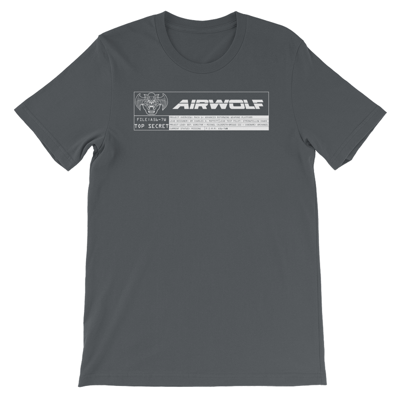 Airwolf - A56-7W - Men's T-Shirt - Geek's Tees