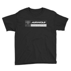 Airwolf - A56-7W - Kid's T-Shirt - Geek's Tees