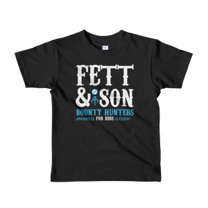 Star Wars - Fett & Son Bounty Hunters - Young Kid's T-Shirt - Geek's Tees