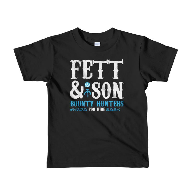 Star Wars - Fett & Son Bounty Hunters - Young Kid's T-Shirt - Geek's Tees