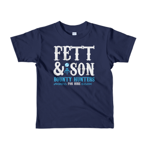 Star Wars - Fett & Son Bounty Hunters - Young Kid's T-Shirt - Geek's Tees