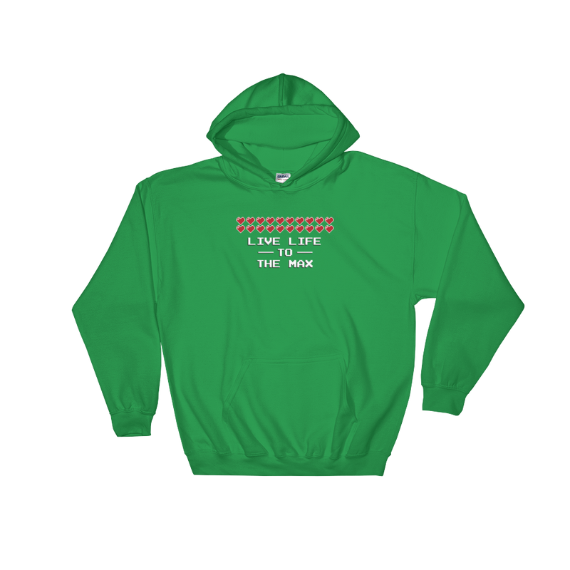 Legend of Zelda - Max Hearts - Unisex Hoodie - Geek's Tees