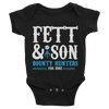 Star Wars - Fett & Son Bounty Hunters - Baby Bodysuit - Geek's Tees