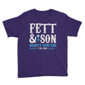 Star Wars - Fett & Son Bounty Hunters - Kid's T-Shirt - Geek's Tees