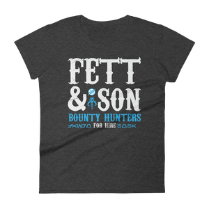 Star Wars - Fett & Son Bounty Hunters - Women's T-Shirt - Geek's Tees