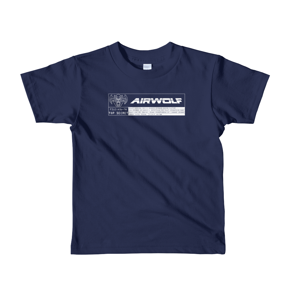 Airwolf - A56-7W - Young Kid's T-Shirt - Geek's Tees