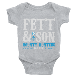 Star Wars - Fett & Son Bounty Hunters - Baby Bodysuit - Geek's Tees