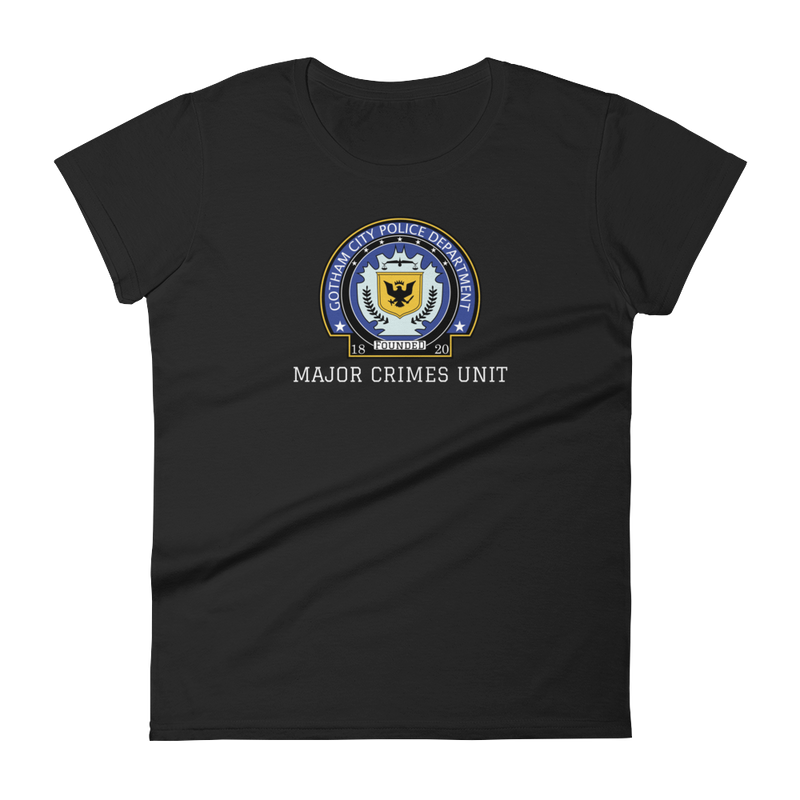 The Dark Knight - GCPD - Major Crimes Unit - Women's T-Shirt - Geek's Tees