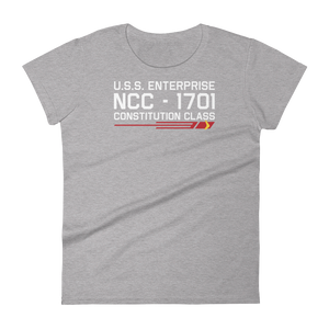 Star Trek - USS Enterprise - 1701 - Women's T-Shirt - Geek's Tees