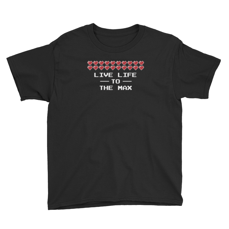Legend of Zelda - Max Hearts -Kid's T-Shirt - Geek's Tees
