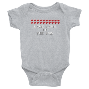 The Legend of Zelda - Max Hearts - Baby Bodysuit - Geek's Tees