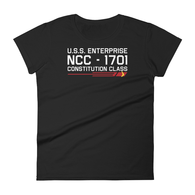 Star Trek - USS Enterprise - 1701 - Women's T-Shirt - Geek's Tees