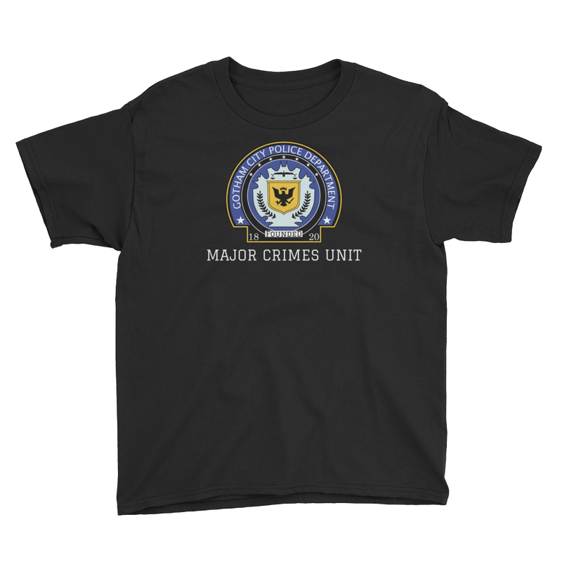 The Dark Knight - GCPD - Major Crimes Unit - Kid's T-Shirt - Geek's Tees