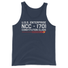 Star Trek - USS Enterprise - 1701 - Unisex  Tank Top - Geek's Tees