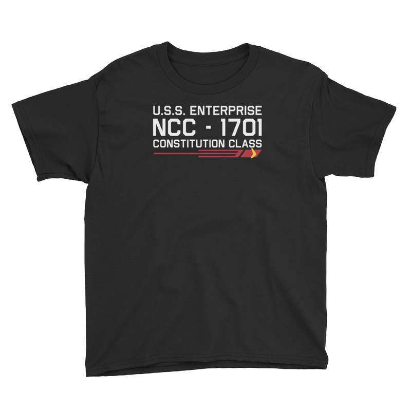 Star Trek - USS Enterprise - 1701 - Kid's T-Shirt - Geek's Tees