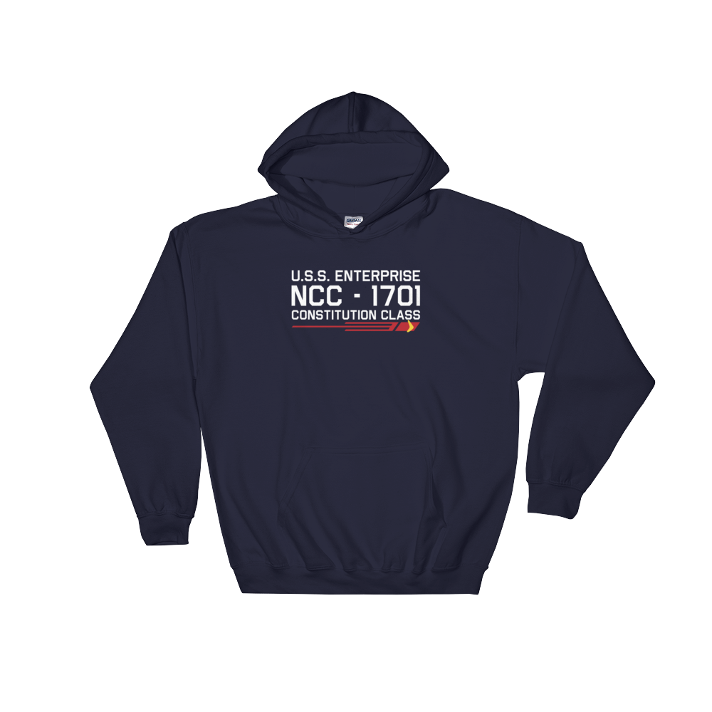 Star Trek - USS Enterprise - 1701 - Unisex Hoodie - Geek's Tees