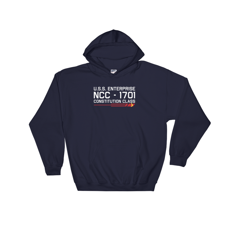 Star Trek - USS Enterprise - 1701 - Unisex Hoodie - Geek's Tees