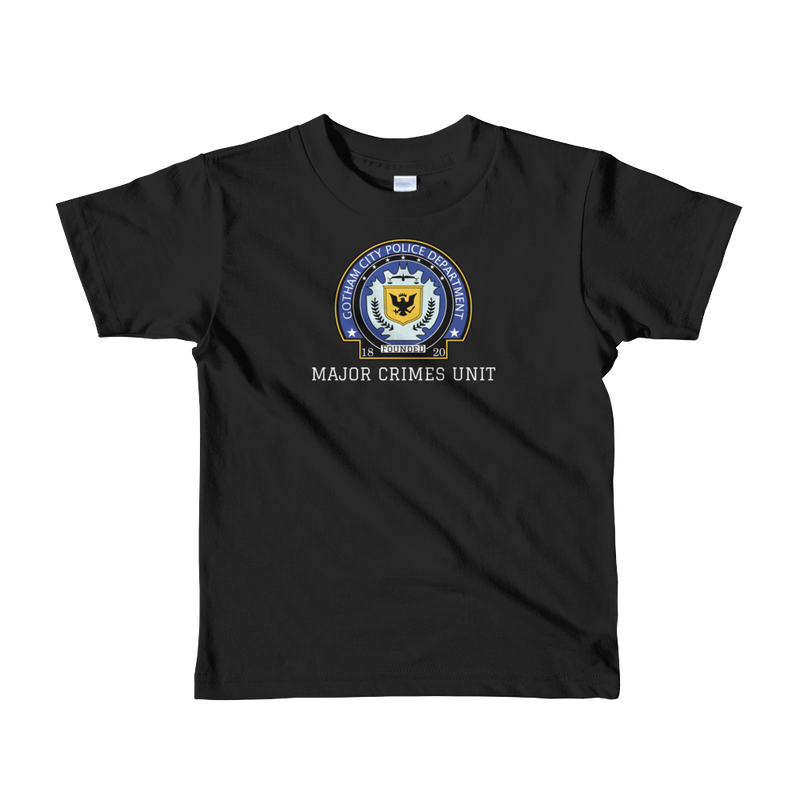 The Dark Knight - GCPD - Major Crimes Unit - Young Kid's T-Shirt - Geek's Tees