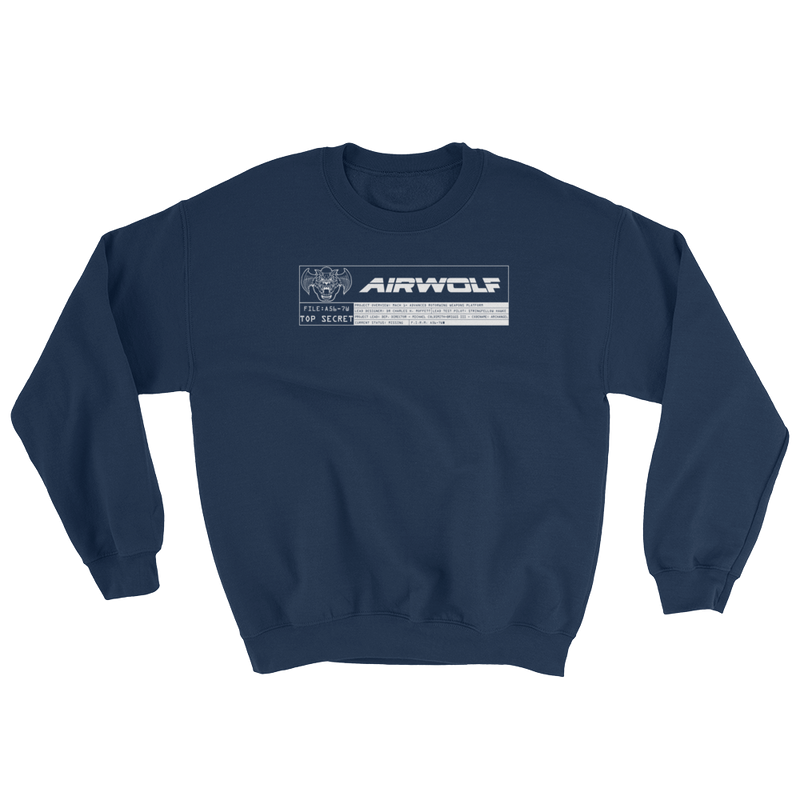 Airwolf - A56-7W -  Unisex Sweatshirt - Geek's Tees