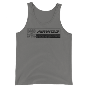 Airwolf - A56-7W - Unisex Tank Top - Geek's Tees