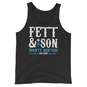 Star Wars - Fett & Son Bounty Hunters - Unisex Tank Top - Geek's Tees