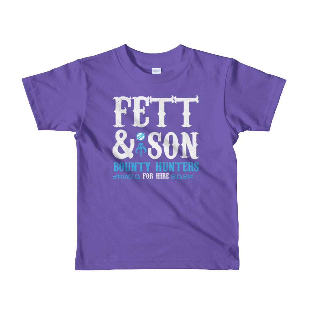 Star Wars - Fett & Son Bounty Hunters - Young Kid's T-Shirt - Geek's Tees