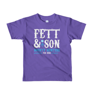 Star Wars - Fett & Son Bounty Hunters - Young Kid's T-Shirt - Geek's Tees