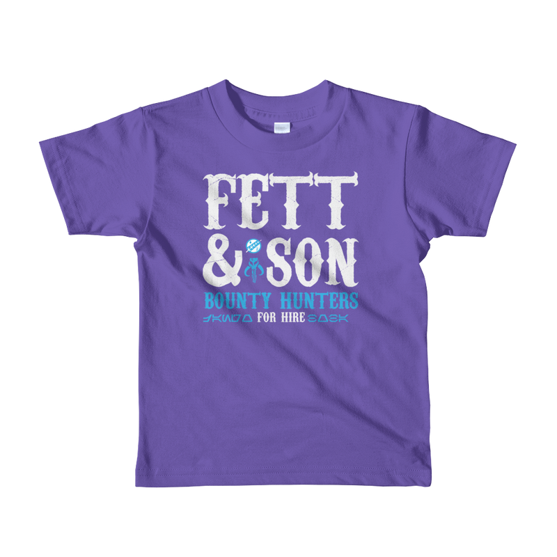 Star Wars - Fett & Son Bounty Hunters - Young Kid's T-Shirt - Geek's Tees