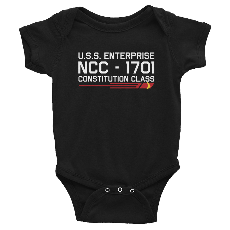 Star Trek - USS Enterprise - 1701 - Body Bodysuit - Geek's Tees