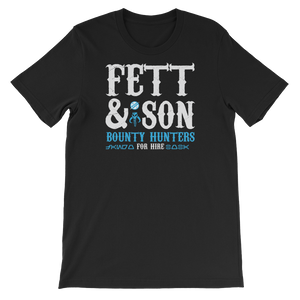 Star Wars - Fett & Son Bounty Hunters - Men's T-Shirt - Geek's Tees