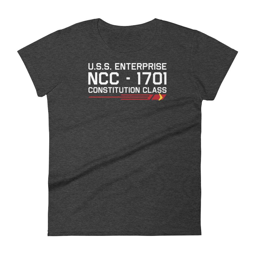 Star Trek - USS Enterprise - 1701 - Women's T-Shirt - Geek's Tees