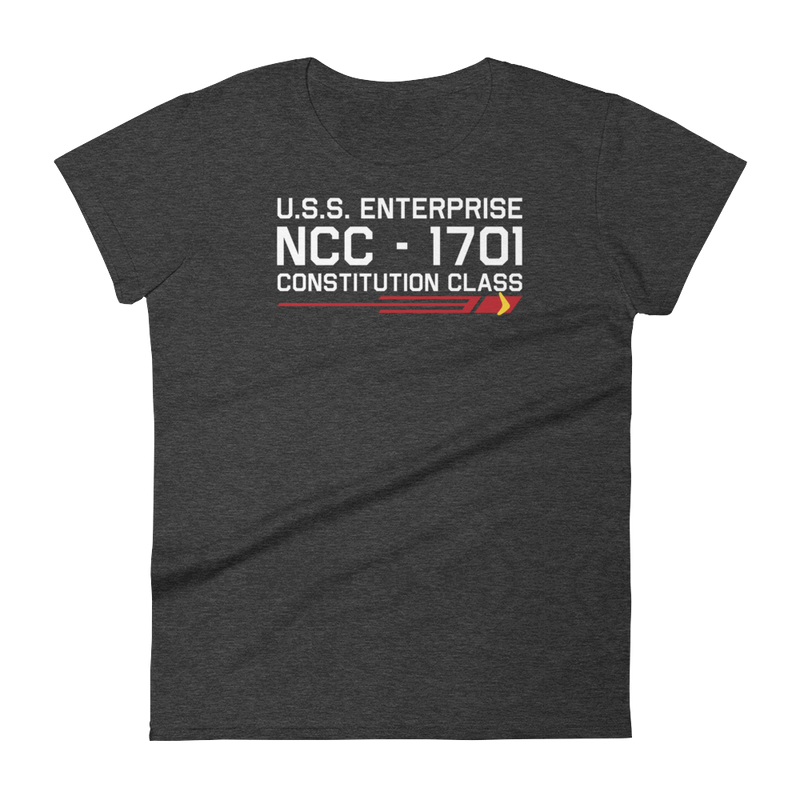 Star Trek - USS Enterprise - 1701 - Women's T-Shirt - Geek's Tees