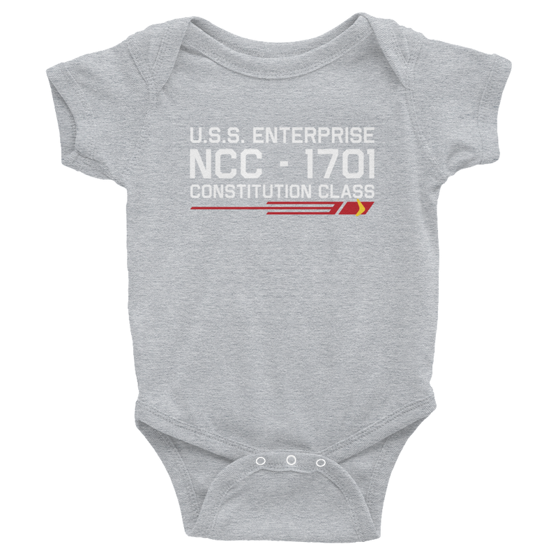 Star Trek - USS Enterprise - 1701 - Body Bodysuit - Geek's Tees