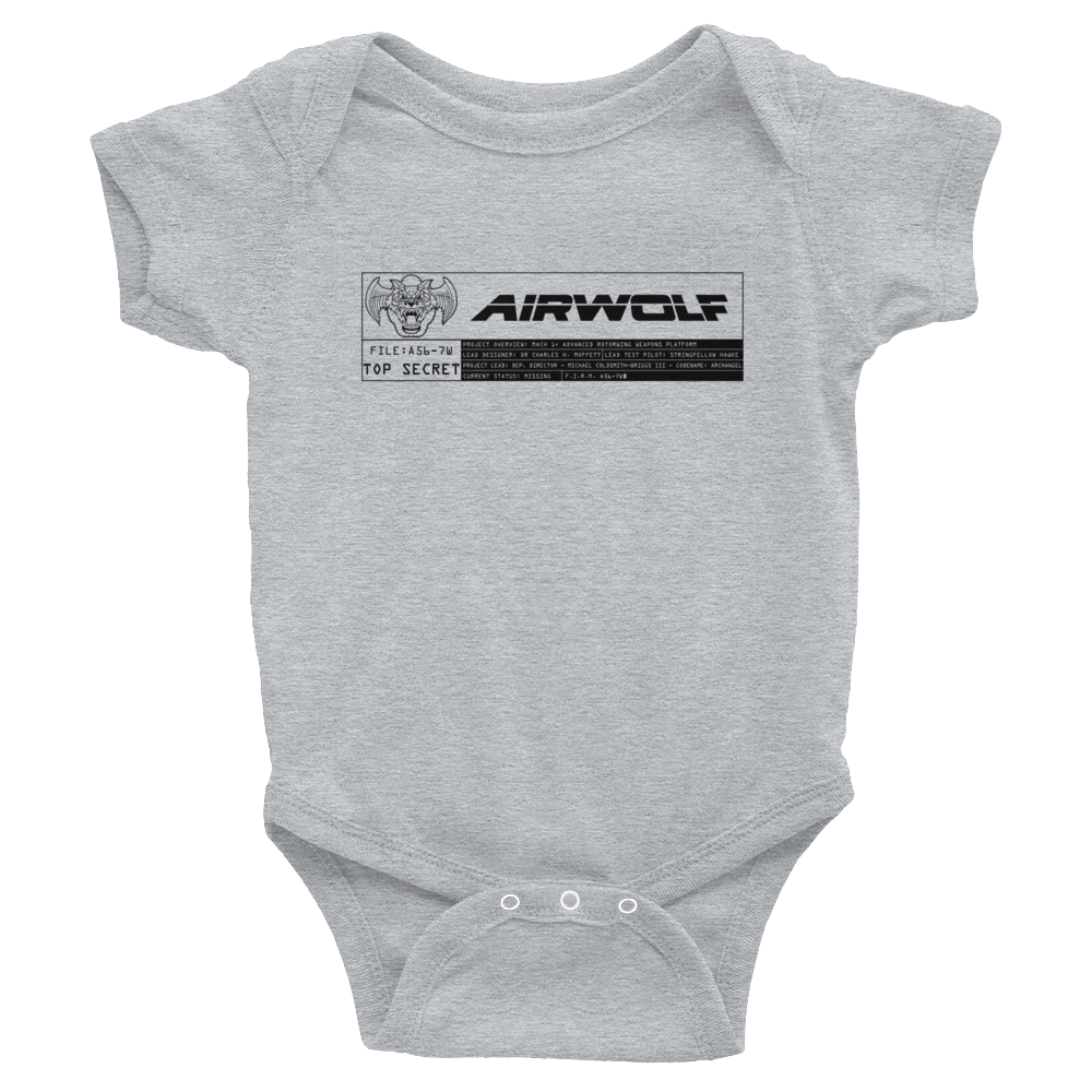 Airwolf - A56-7W - Baby Bodysuit - Geek's Tees