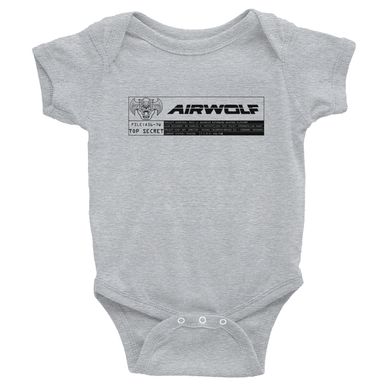 Airwolf - A56-7W - Baby Bodysuit - Geek's Tees