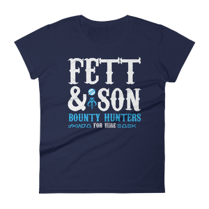 Star Wars - Fett & Son Bounty Hunters - Women's T-Shirt - Geek's Tees