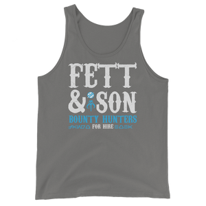 Star Wars - Fett & Son Bounty Hunters - Unisex Tank Top - Geek's Tees