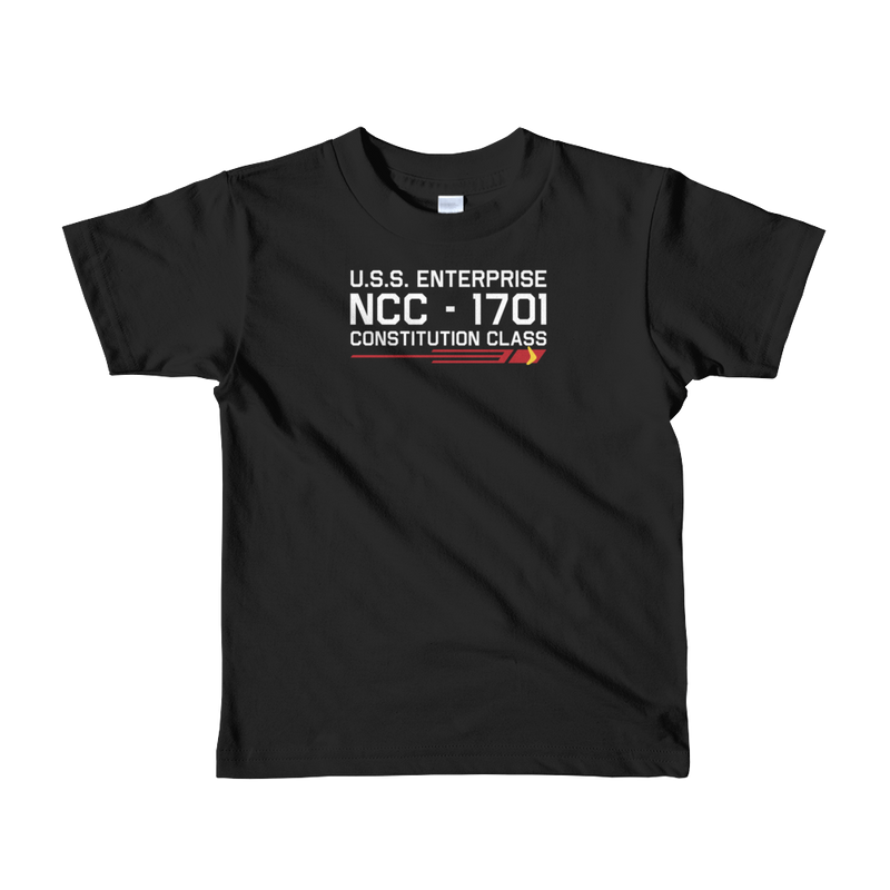 Star Trek - USS Enterprise - 1701 - Young Kid's T-Shirt - Geek's Tees