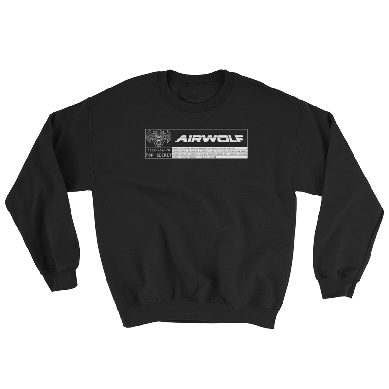 Airwolf - A56-7W -  Unisex Sweatshirt - Geek's Tees