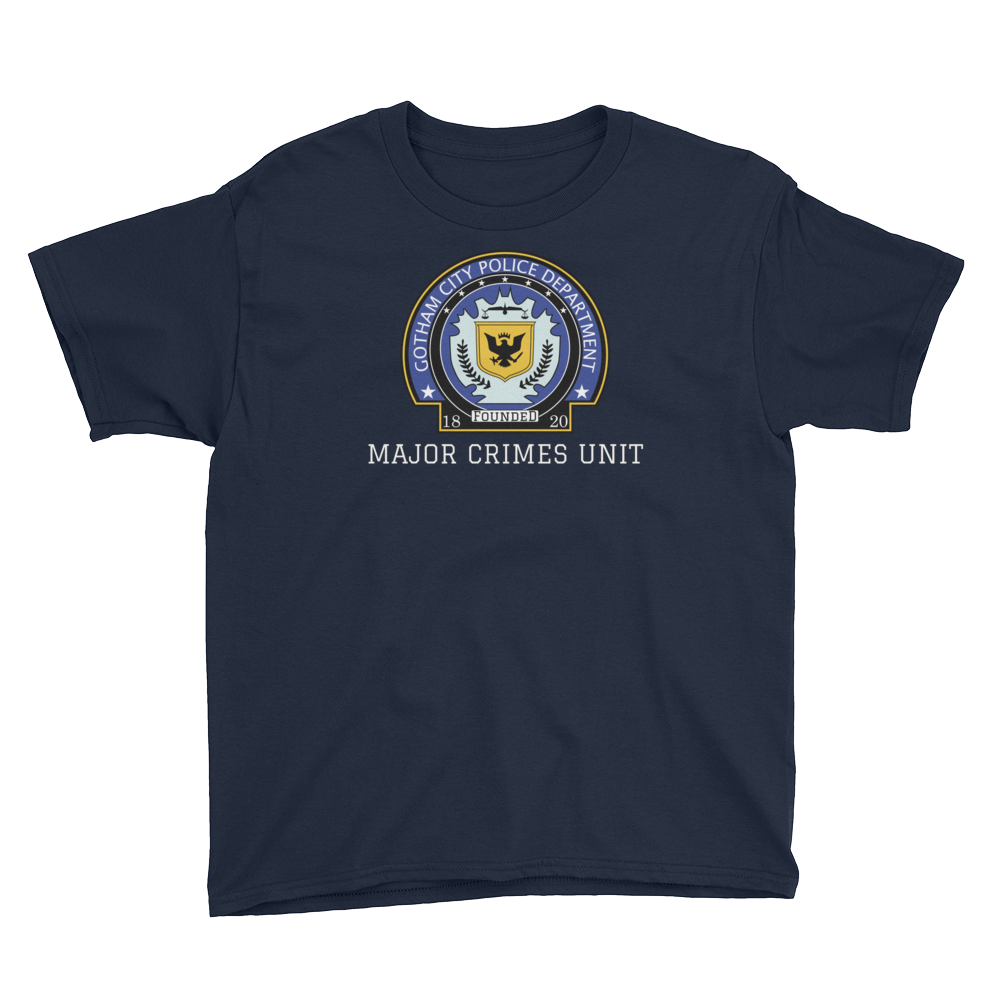 The Dark Knight - GCPD - Major Crimes Unit - Kid's T-Shirt - Geek's Tees