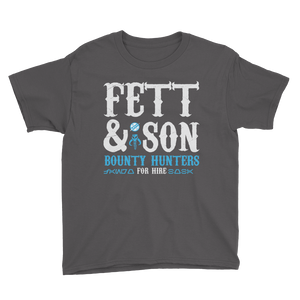 Star Wars - Fett & Son Bounty Hunters - Kid's T-Shirt - Geek's Tees