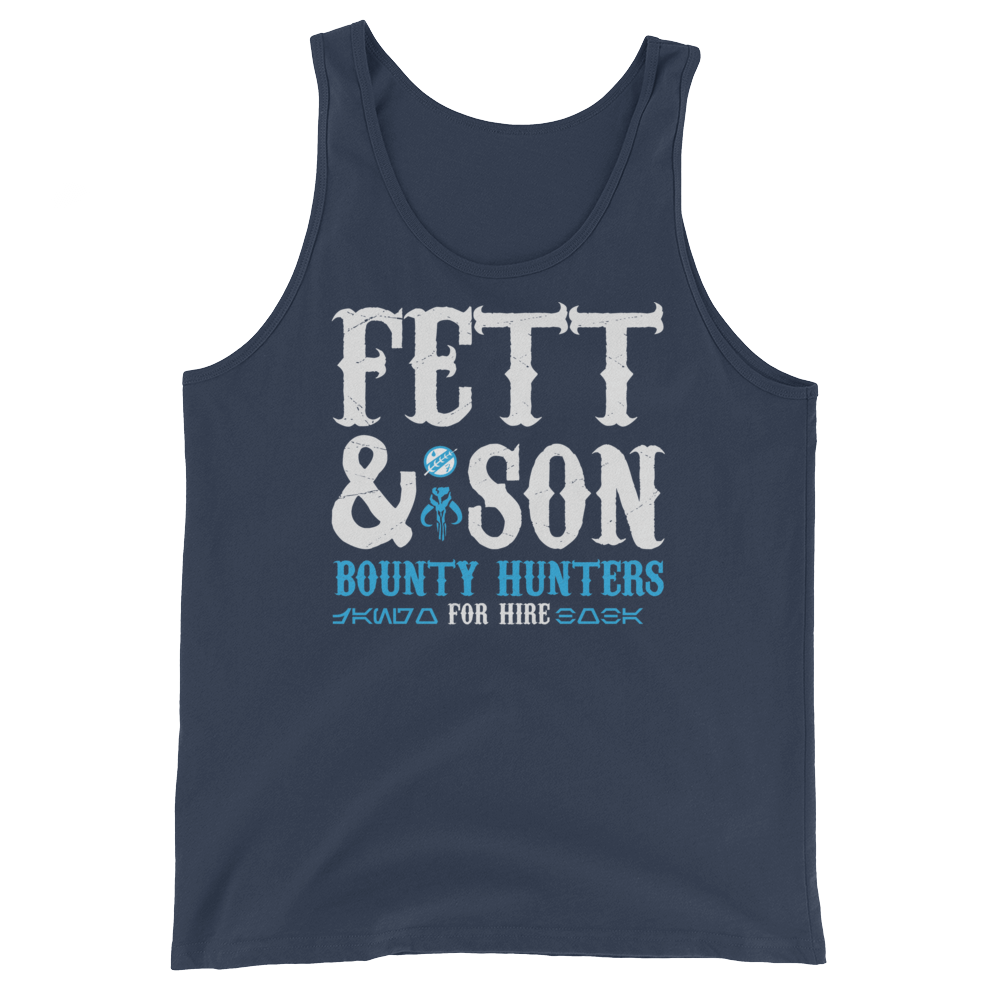 Star Wars - Fett & Son Bounty Hunters - Unisex Tank Top - Geek's Tees