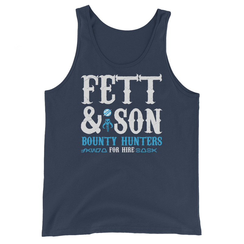 Star Wars - Fett & Son Bounty Hunters - Unisex Tank Top - Geek's Tees